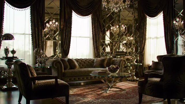 Elegant Home Interior With Sophisticated Decor And Refined Furnishings