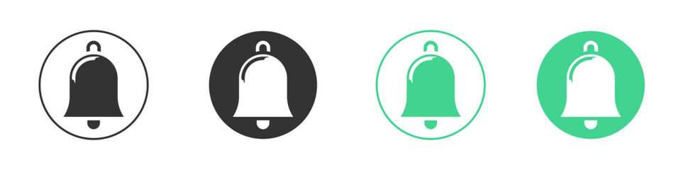 Notification icon Minimal Flat Line Vector Icon Set.