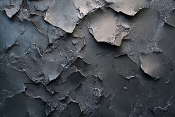 Textured Gray Cracked Surface