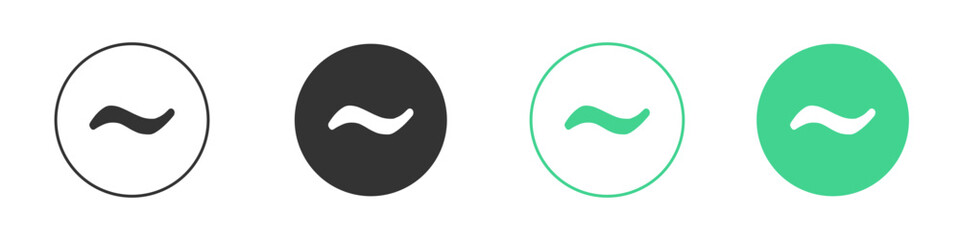 Command icon Minimal Flat Line Vector Icon Set.