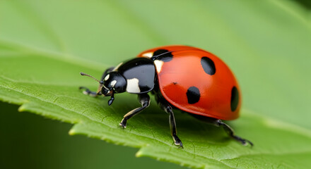 ladybird on a leaf