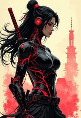 Video Game cover art, artistic look for game concept, action and adventure games.