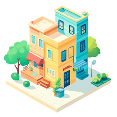 Framed Photo, vector graphic, 2D flat isometric cartoon illustration on white background.
