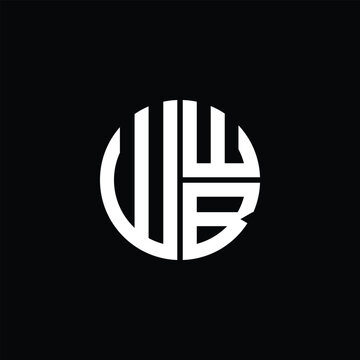 WWB logo WWB icon WWB monogram WWB letter minimalist Circle flat Unique modern abstract logo design.