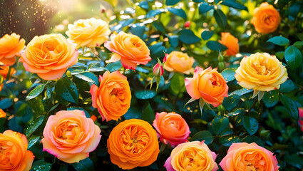 yellow and red tulips