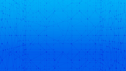 Technology abstract background. Dots connected by lines. Minimalist mesh backdrop. Abstract polygonal shape. Plexus circles.