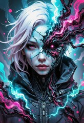 Video Game cover art, artistic look for game concept, action and adventure games.