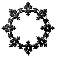 ornamental black frame