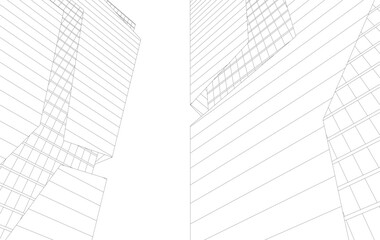 modern office buildings