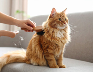 Brushing a Long-Haired Cat Tips for a Healthy and Happy Pet