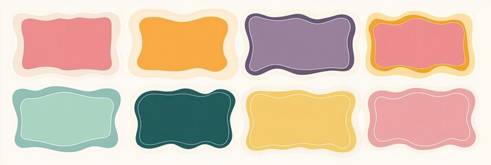 Colorful, Organic Shapes