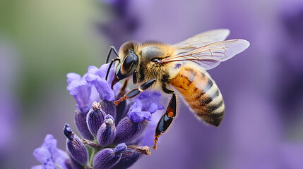 A bee-friendly garden, with plants specifically chosen to support pollinators