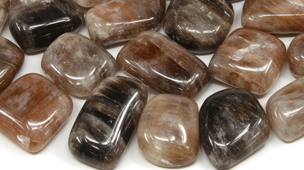 Smoky Quartz Tumbled Stones Brown Crystal Healing Gems