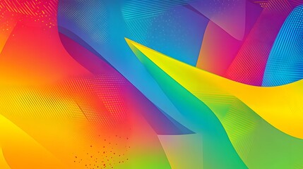 Vibrant Rainbow Abstract Background Texture Design