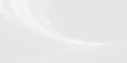 Dotted gradient halftone background. Horizontal seamless dotted pattern in pop art style. Abstract modern stylish texture. Fade gradient black and white half tone background.