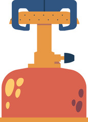 Camping gas stove portable device