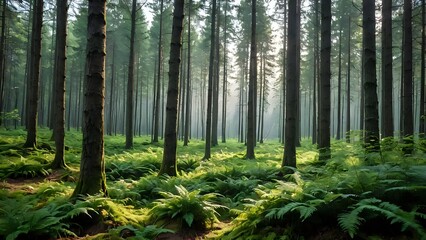 Fototapeta premium trees in the forest