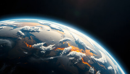 Obraz premium Earth in Space