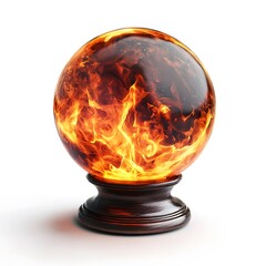 Textured three-dimensional ball for decoration