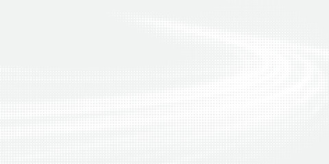 Light gray wavy background with pattern of dots. Abstract banner