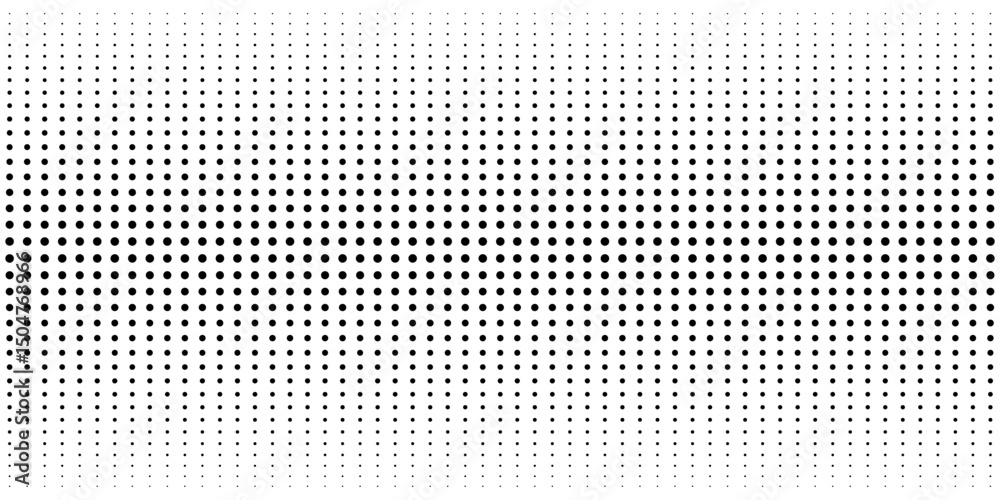 Wall mural pattern with repeated round dots. simple background with halftone gradient effect. minimalistic abst
