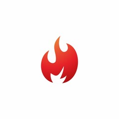 fire vector illustration Simple, elegant vector