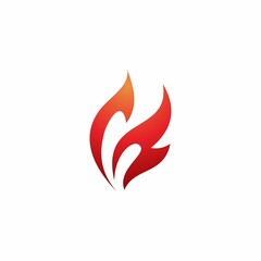 fire vector illustration Simple, elegant vector