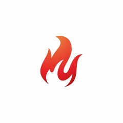 fire vector illustration Simple, elegant vector