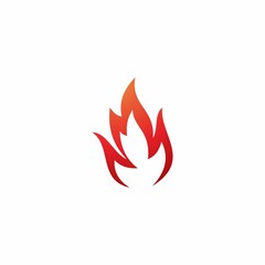 fire vector illustration Simple, elegant vector
