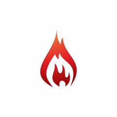 fire vector illustration Simple, elegant vector