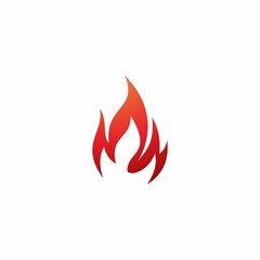 fire vector illustration Simple, elegant vector