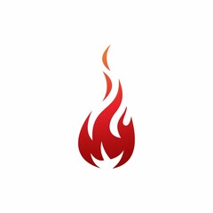 fire vector illustration Simple, elegant vector
