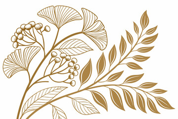 seamless pattern with leaves