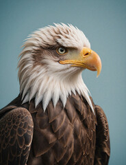 Obraz premium A close up of a bald eagle