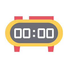 digital clock icon	