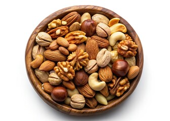 Nuts in Bowl - Rule of Thirds Composition, Food Photography, Delicious Snack