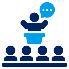 Public Speaking  Icon 