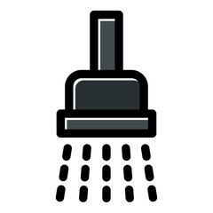 Obraz premium showerhead icon