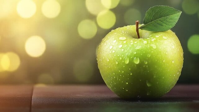 Fresh green apple