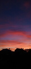 Sunrise over the city