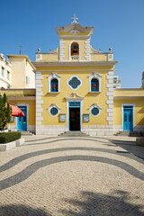 Colorful European-style church - Macau Cathedral

