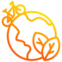 Eco Friendly Travel Icon