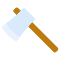 Axe Icon, Flat Design Style Icon Symbol, Farming Element Icon