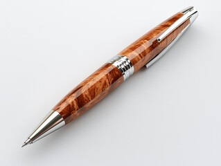 A secret compartment pen, isolated on a white surface, with hidden storage and no shadow.