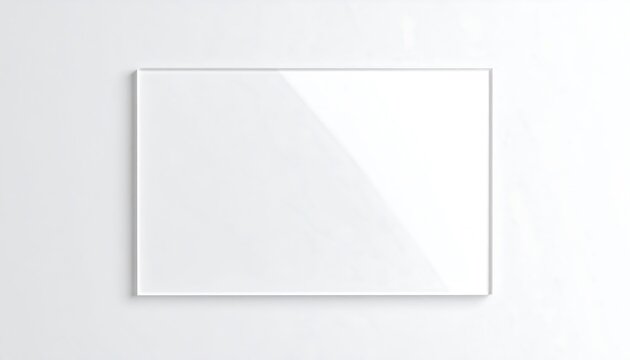 Glass plate background. Realistic screen glass, window effect with flare, clear glass showcase, glossy plastic glare frame, acrylic with glares and light, plexiglas, 3d,effect, glare, glasses,