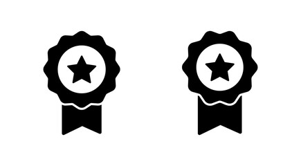 Badge icon vector. Awards icon vector. Achieve sign and symbols. Stamp