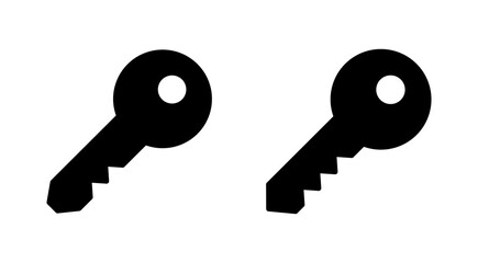 Key icon vector. Key sign and symbol.