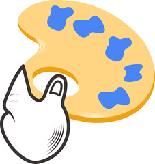 Hand Gestures and Icons Illustrations