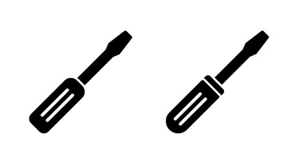 Screwdriver icon vector.tools sign and symbol