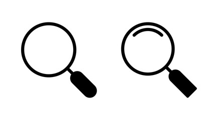 Search icon vector. search magnifying glass sign and symbol